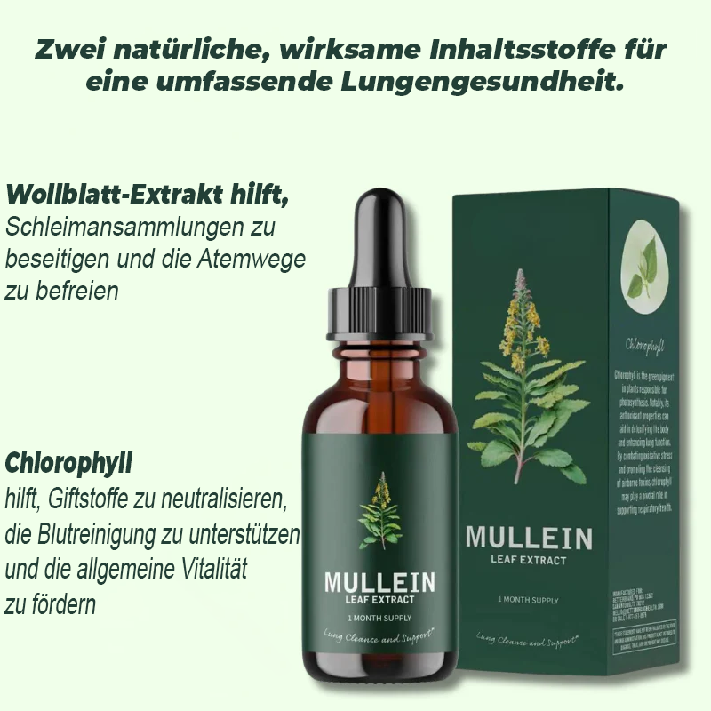 Extrakt aus Königskerze und Chlorophyll