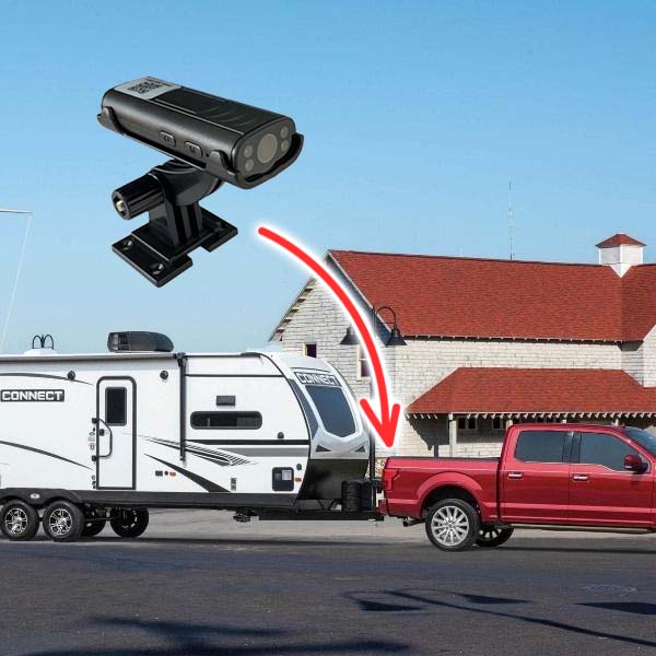 DRAHTLOSE RÜCKFAHR & ANHÄNGERKUPPLUNGSKAMERA
