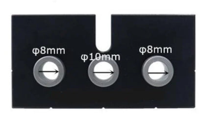 3 in 1 verstellbarer Holzbearbeitungs-Bohrlochmarkierer Werkzeuge
