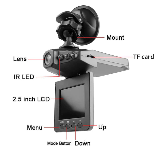 DashCam HD Pro - Full HD-Armaturenbrett Kamera