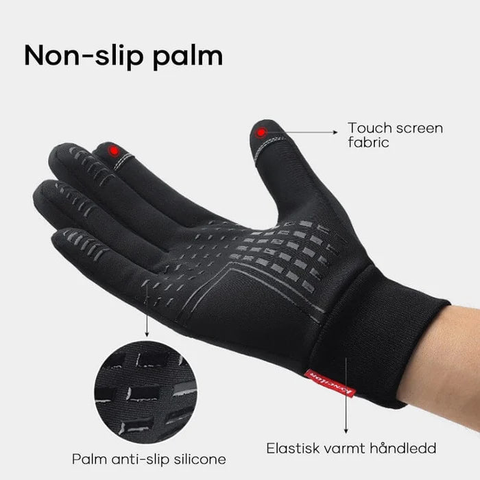 Winter warme wasserdichte Handschuhe mit Touchscreen-Funktion